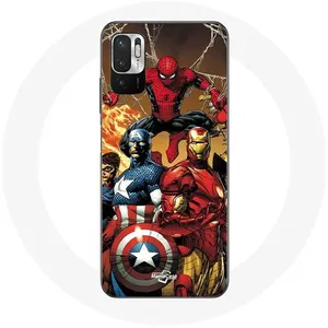 Coque pour Xiaomi Poco M3 Pro Avengers invaders Anciens soldats Maniac...