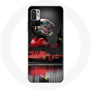 Coque pour Xiaomi Redmi Note 10 5G Formule 1 Sebastian Vettel Pilote automobile F1 Rouge Maniacase pas cher