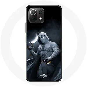MANIACASE Coque - Xiaomi - Mi 11 Lite - Souple - Noir - Moon Knight Batman pas cher