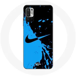 Coque pour Xiaomi Poco M3 Pro Nike Logo Bleu et Noir Maniacase pas cher