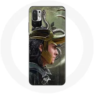 Coque pour Xiaomi Poco M3 Pro Loki Thor Ragnarok avec Casque Fanart Saison 1 Maniacase pas cher