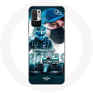 Coque pour Xiaomi Redmi Note 10T 5G Formule 1 Valtteri Bottas pilote automobile finlandais Maniacase pas cher