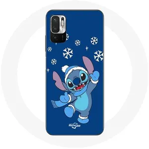 Comparateur de prix : Coque pour Xiaomi Poco M3 Pro Stitch neige Noël bleu Maniacase