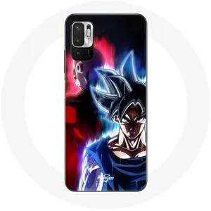 Coque pour Xiaomi Redmi Note 10T 5G Anime Dragon Ball Goku et Jiren Maniacase pas cher