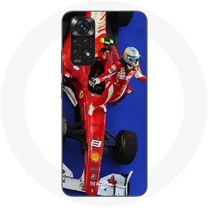 Coque pour Xiaomi Redmi Note 11S 4G Formule 1 Fernando Alonso Pilote automobile F1 Rouge Maniacase pas cher
