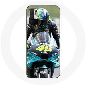 MANIACASE Coque pour Xiaomi Redmi Note 10 5G pilote de vitesse moto valentino ro... pas cher
