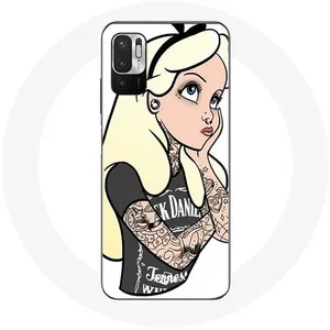 Coque pour Xiaomi Redmi Note 10T 5G Alice princesse tatouée Maniacase pas cher