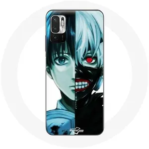 Coque pour Xiaomi Poco M3 Pro Tokyo Ghoul Visage Moitié Maniacase pas cher