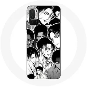 Coque pour Xiaomi Redmi Note 10 5G Attaque des Titans Manga Levi Ackerman Maniacase