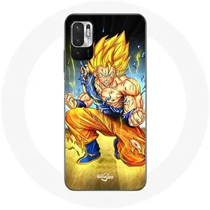 Coque pour Xiaomi Redmi Note 10 5G Son goku dragon ball corps enervé Maniacase pas cher