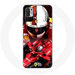 Coque pour Xiaomi Poco M3 Pro Formule 1 Sebastian Vettel F1 Rouge Maniacase pas cher