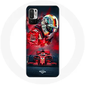 Coque pour Xiaomi Poco M3 Pro Formule 1 Sebastian Vettel Pilote F1 Rou... pas cher