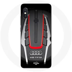 Coque pour Xiaomi Redmi Note 5 Pro Audi S8 Logo rouge Maniacase pas cher