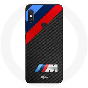 Coque pour Xiaomi Redmi Note 5 Pro BMW M Logo carbone Maniacase pas cher