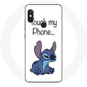 MANIACASE Coque pour Xiaomi Redmi Note 5 Pro Lilo et Stitch mignon Fond blanc