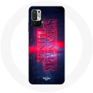 Comparateur de prix : Coque pour Xiaomi Redmi Note 10 5G Stranger Things Logo Transparent Sa...