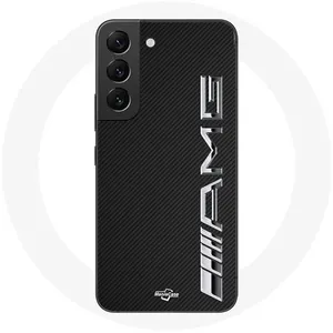 Coque pour Samsung Galaxy S22 Amg Logo Carbone Texture Maniacase pas cher