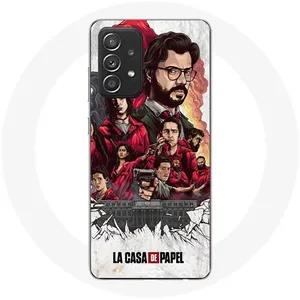 Coque pour Samsung Galaxy A52 La Casa De Papel affiche art Maniacase pas cher