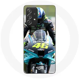 Coque pour Samsung Galaxy A52 Valentino Rossi Pilote de course moto 46 Maniacase