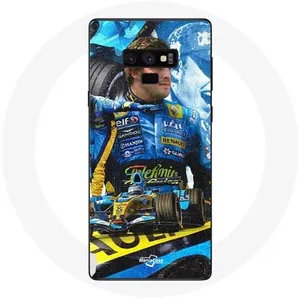 Coque pour Samsung Galaxy Note 9 Formule 1 Fernando Alonso champion du monde de F1 Maniacase pas cher