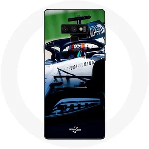 Coque pour Samsung Galaxy Note 9 Formule 1 Pierre Gasly Pilote F1 Blanc Maniacase pas cher