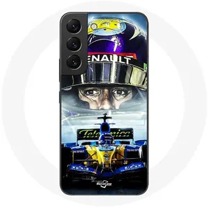 Coque pour Samsung Galaxy S21 FE Formule 1 Fernando Alonso Díaz pilote automobile espagnol de F1 Maniacase pas cher