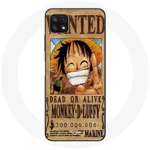 Coque pour Samsung Galaxy A22 5G One Piece Manga Luffy affiche de recherche Maniacase pas cher