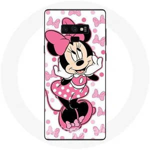 Coque pour Samsung Galaxy Note 9 Minnie Mouse Dessin animé mignon rose Maniacase pas cher