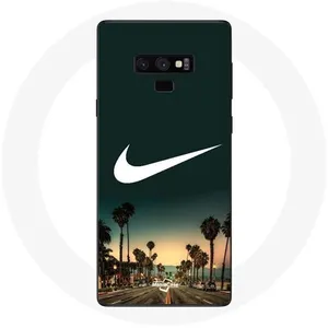 Coque pour Samsung Galaxy Note 9 Nike logo palmier miami Maniacase pas cher