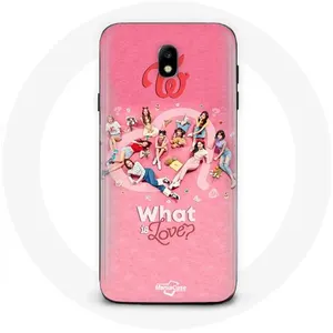 Coque pour Samsung Galaxy S4 TWICE Logo Rouge Affiche What Is Love Man... pas cher