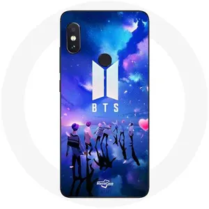Coque pour Xiaomi Redmi Note 5 AI Dual Camera Bangtan Sonyeondan BTS Fanart Logo Maniacase pas cher