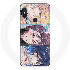 Coque pour Xiaomi Redmi Note 5 Pro Tanjiro Inosuke et Zenitsu Demon Slayer Kimetsu no Yaiba Manga Maniacase pas cher