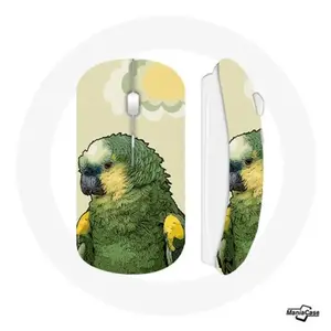 Souris Sans Fil Amazone Perroquets Vert Maniacase pas cher
