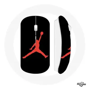 Souris Sans Fil Michael Jordan Logo Rouge Maniacase pas cher