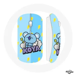 Souris Sans Fil BTS BT21 Koya RM Fond Bleu Maniacase pas cher