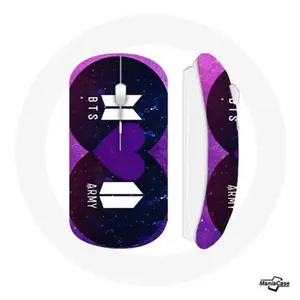 MANIACASE Souris Sans Fil Bangtan Sonyeondan Logo BTS Et Logo ARMY I Purple You ... pas cher