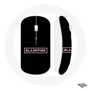MANIACASE Souris Sans Fil Blackpink in Your Area Groupe de K-pop Logo Rose Fond ... pas cher
