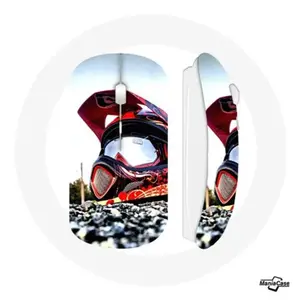 Souris Sans Fil Casque MotoCross Maniacase pas cher