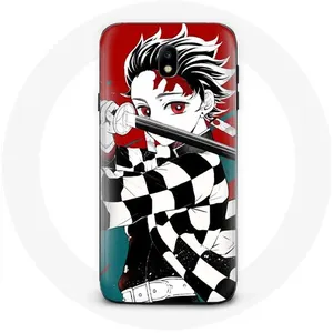 Coque pour Samsung Galaxy J7 2017 Tanjiro Demon Slayer Kimetsu no Yaiba Anime Maniacase pas cher