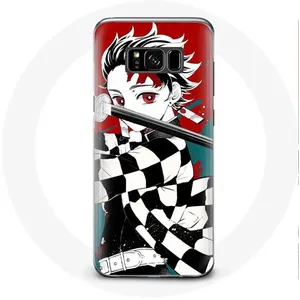 Coque pour Samsung Galaxy S8 Plus Tanjiro Demon Slayer Kimetsu no Yaiba Anime Maniacase pas cher