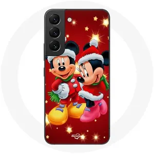 MANIACASE Coque pour Samsung Galaxy S21 FE Mickey Mouse et Minnie Mouse le jour ... pas cher