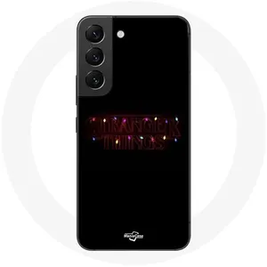 MANIACASE Coque pour Samsung Galaxy S21 FE Stranger Things Affiche Logo Joyeux n... pas cher