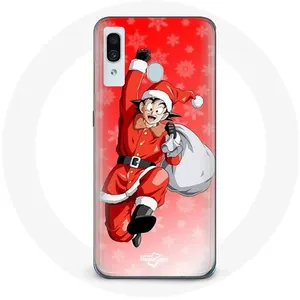 Coque pour Samsung Galaxy A20e Anime Son goku dragon ball Le jour de Noël 2023 Maniacase pas cher