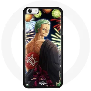 Coque pour Iphone 8 One Piece Joyeux noël Zoro Anime Manga Maniacase pas cher