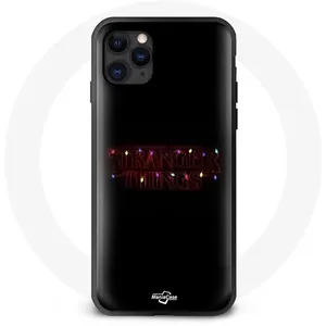 Coque pour Iphone 13 Mini Stranger Things Affiche Logo Joyeux noël Maniacase pas cher