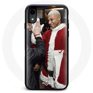 Coque pour Iphone X Mbappé Foot Joyeux noël Maniacase