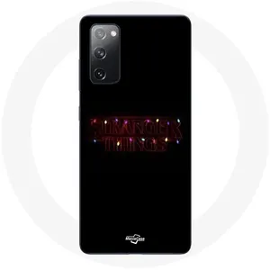 MANIACASE Coque pour Samsung Galaxy S20 FE Stranger Things Affiche Logo Joyeux n... pas cher