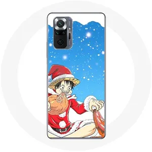 Coque pour Xiaomi Redmi Note 10 Pro Anime One Piece Luffy Le jour de Noël 2023 Maniacase pas cher