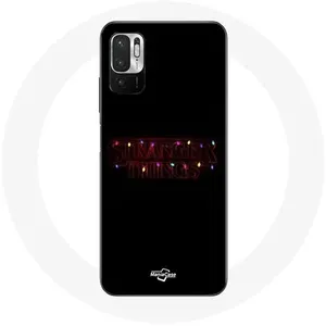 MANIACASE Coque pour Xiaomi Redmi Note 10 5G Stranger Things Affiche Logo Joyeux... pas cher
