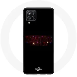 Coque pour Samsung Galaxy A22 4G Stranger Things Affiche Logo Joyeux noël Maniacase pas cher